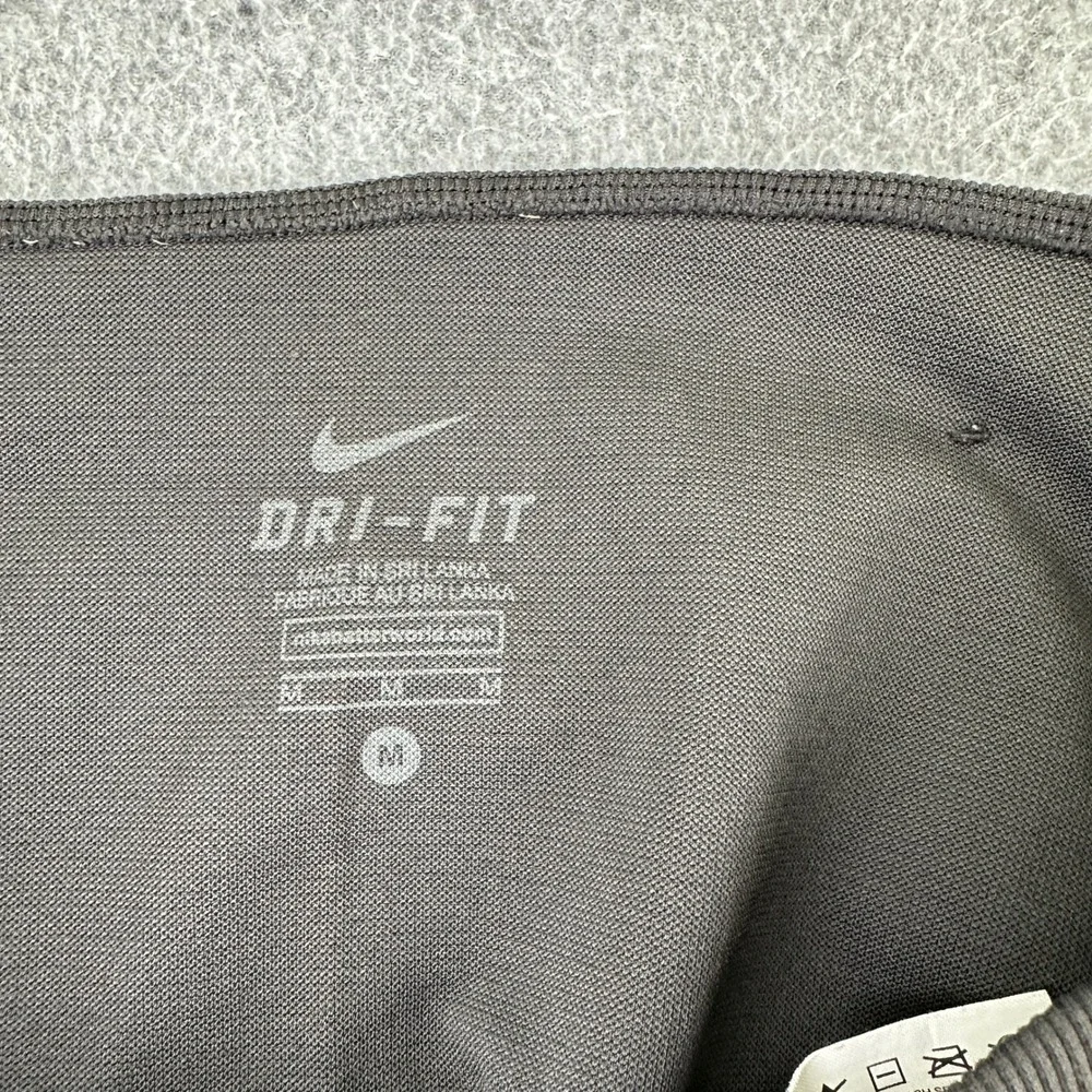 Nike Leggings Womens M Black Dri-FIT Zonal Strength Training Ribbed Athletic